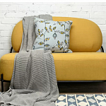 Чехол на подушку с рисунком и вышивкой Aurora Allure Sprout варинант исполнения - 5 | Loft Concept в Челябинске