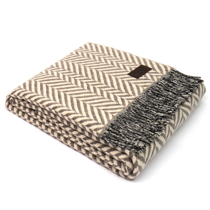 Плед PALLADIO 0001 Marzotto Бежевый в Челябинске | Loft Concept 