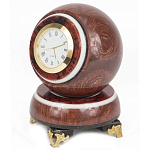 Часы настольные в виде шара из натурального камня Ball Stone Clock варинант исполнения - 4 | Loft Concept в Челябинске