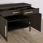 Буфет Primo с двумя ящиками и двумя фасадами шпон орех варинант исполнения - 4 | Loft Concept в Челябинске