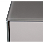 Комод со стеклянной столешницей и с выдвижными ящиками Minimalist Accent варинант исполнения - 5 | Loft Concept в Челябинске