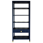 Стеллаж Elsa Dreams Blue со стеклянными полками и ящиком варинант исполнения - 7 | Loft Concept в Челябинске