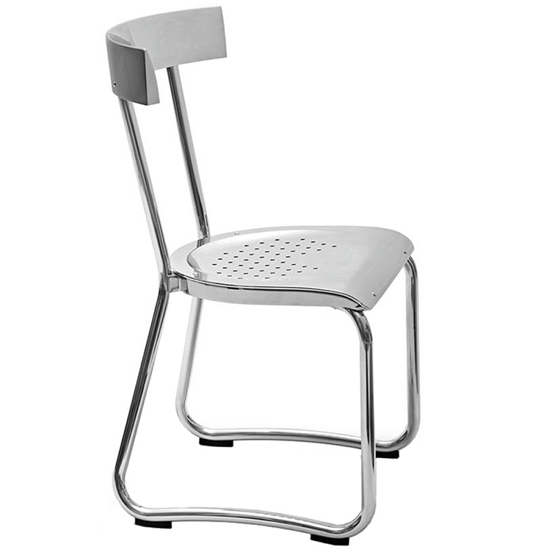 Дизайнерский стул из алюминия Gio Ponti D.235.1 Chair Хром Дизайнерский стул из алюминия Gio Ponti D.235.1 Chair Хром в Челябинске | Loft Concept