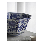 Чаша белая с синим цветочным узором Chino Dishes варинант исполнения - 5 | Loft Concept в Челябинске