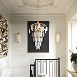 Бра настенное высокое из стеклянных трубочек Gladia варинант исполнения - 3 | Loft Concept в Челябинске