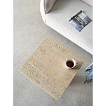 Столик приставной с квадратной столешницей Textured Cream Table варинант исполнения - 5 | Loft Concept в Челябинске