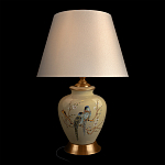 Настольная лампа бежевая с изображением птиц Slip Away варинант исполнения - 2 | Loft Concept в Челябинске