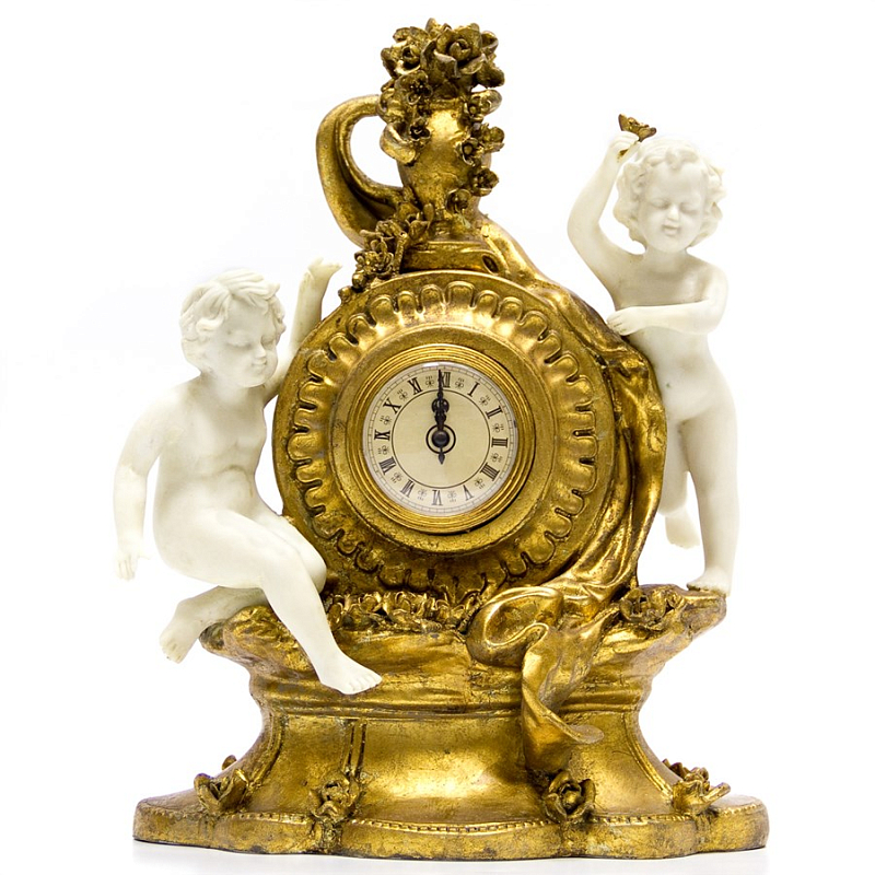 Часы White Putti with Golden Watch Золотой Часы White Putti with Golden Watch Золотой в Челябинске | Loft Concept