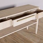 Дизайнерская Консоль с полкой и ящиком Primo Светлый дуб варинант исполнения - 5 | Loft Concept в Челябинске