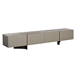 Тумба под телевизор серая с мраморной столешницей Uniqueness Marble варинант исполнения - 1 | Loft Concept в Челябинске