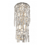 Бра с каскадом из прозрачного хрусталя и корпусом из металла цвета хром Constant Sparks варинант исполнения - 2 | Loft Concept в Челябинске