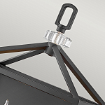 Бра в черном цвете с двумя лампами в форме свечи и стеклянными элементами Hinkley варинант исполнения - 2 | Loft Concept в Челябинске