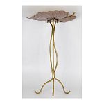 Столик приставной с столешницей Тропический лист Tropical Forest gold варинант исполнения - 3 | Loft Concept в Челябинске