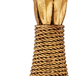 Люстра золотая с декором в виде перьев Bunch of Feathers варинант исполнения - 2 | Loft Concept в Челябинске