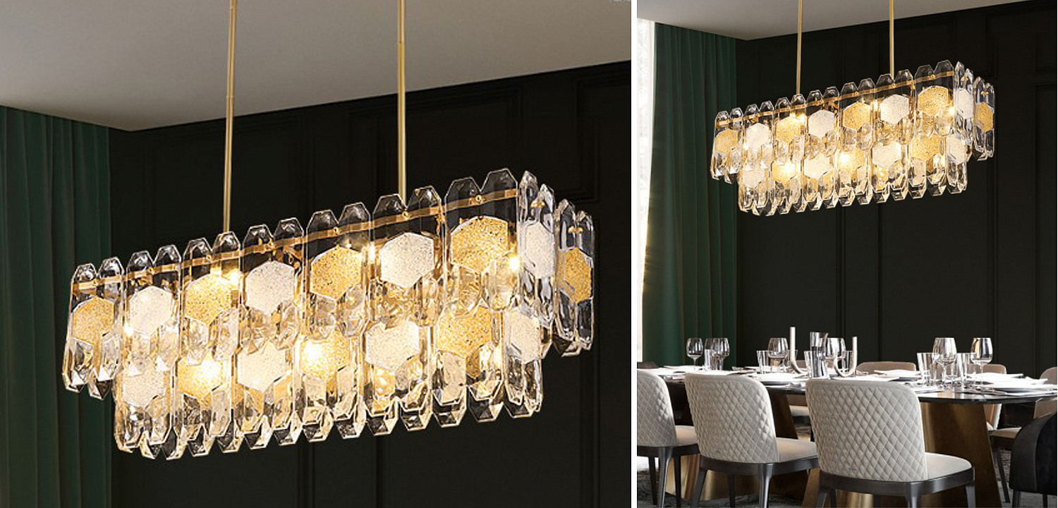 Люстра Oswalda Linear Chandelier Люстра Oswalda Linear Chandelier - Loft-Concept в Челябинске