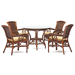 Комплект обеденный из ротанга Eloise варинант исполнения - 1 | Loft Concept в Челябинске