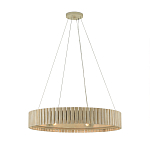Люстра круглая из толстых деревянных реек Natural Style варинант исполнения - 2 | Loft Concept в Челябинске