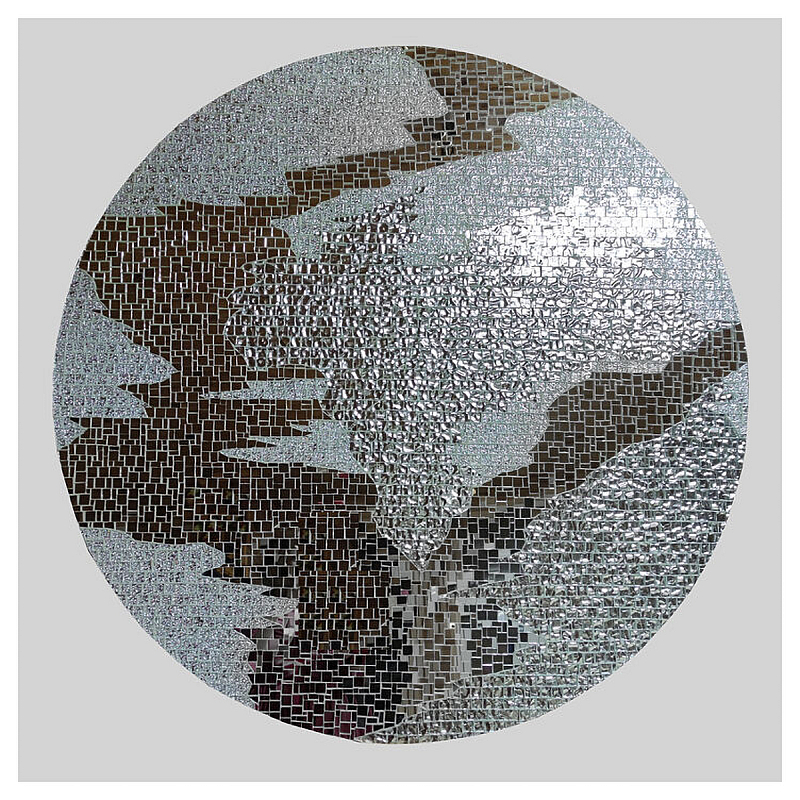 Панно «Moon light» Серый Зеркало в Челябинске | Loft Concept 