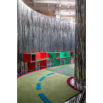 Дизайнерская разноцветная скамья Canton Bench варинант исполнения - 6 | Loft Concept в Челябинске