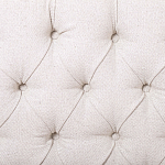 Кровать двуспальная светло-бежевая с основанием из массива дуба с мягким изголовьем Flax Beds варинант исполнения - 4 | Loft Concept в Челябинске