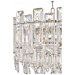 Круглая люстра с хрустальными подвесками на серебряном каркасе Gorgeous Crystal Light варинант исполнения - 4 | Loft Concept в Челябинске