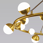 Люстра подвесная светодиодная с плафонами в форме шара Italian Globe Cedar Moss Light варинант исполнения - 3 | Loft Concept в Челябинске