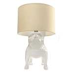 Настольная лампа COLLECTION OF DOGS с абажуром Бульдог варинант исполнения - 2 | Loft Concept в Челябинске