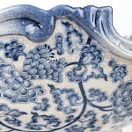 Фарфоровая чаша с птицами Blue and White варинант исполнения - 3 | Loft Concept в Челябинске