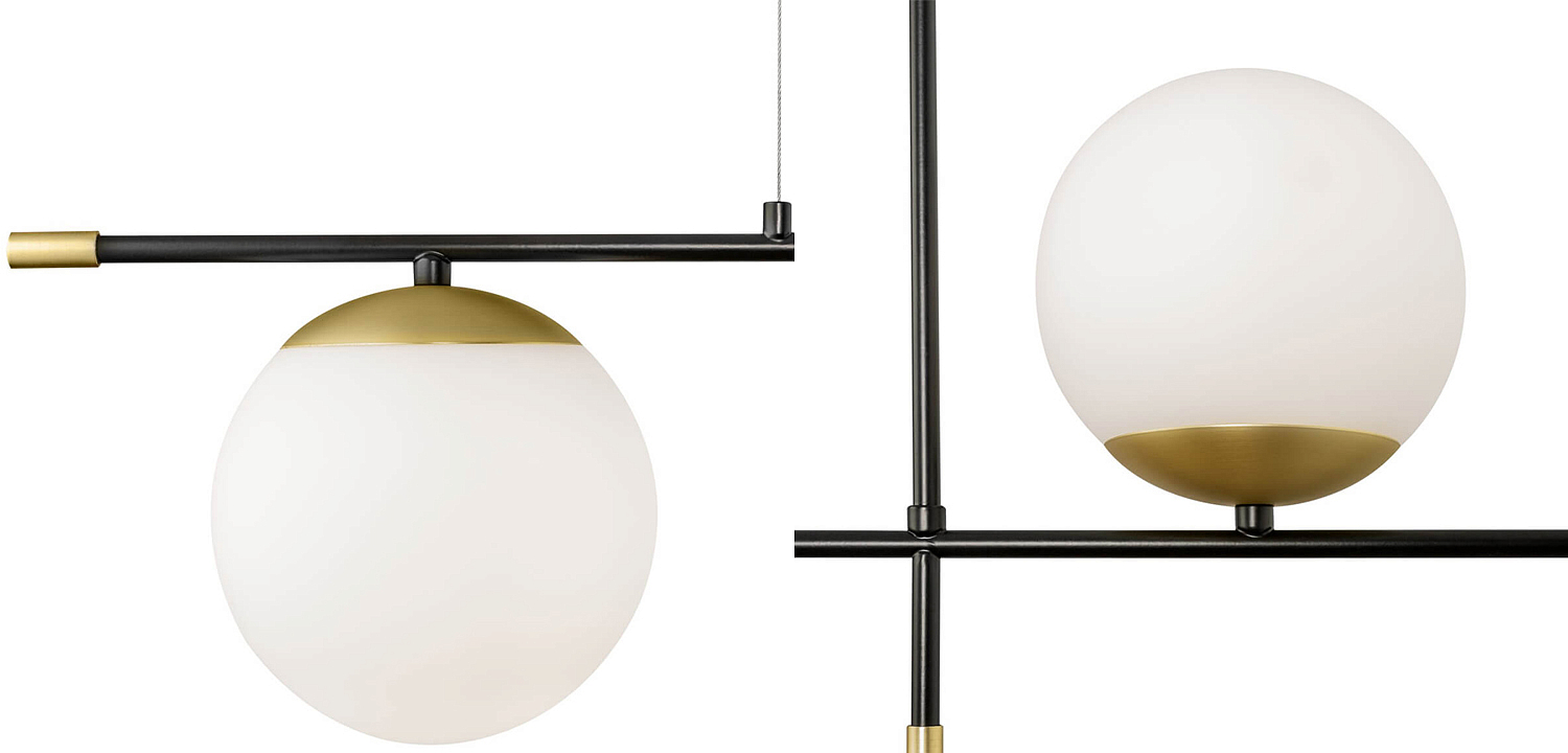 Светильник Spike Two Balls Hanging Lamp Светильник Spike Two Balls Hanging Lamp - Loft-Concept в Челябинске
