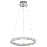 Кольцевая люстра с хрустальным декором Gilbertine Crystal Ring Chandelier варинант исполнения - 2 | Loft Concept в Челябинске