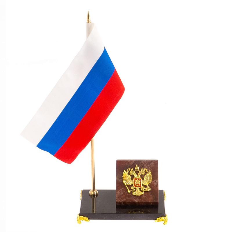 Флагшток с гербом России на подставке из натурального камня лемезит Stone Flagpole Лемезит Красный Белый Синий Флагшток с гербом России на подставке из натурального камня лемезит Stone Flagpole Лемезит Красный Белый Синий в Челябинске | Loft Concept
