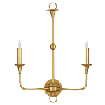 Бра настенное золотого цвета в форме подсвечника Graceful Smoothness варинант исполнения - 3 | Loft Concept в Челябинске