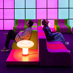 Дизайнерское кресло зеленое Poltronova Sofo Verosa Green Pink Armchair варинант исполнения - 13 | Loft Concept в Челябинске