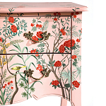 Комод розовый с росписью Цветы L.XV CHEST OF DRAWERS Flowers варинант исполнения - 3 | Loft Concept в Челябинске