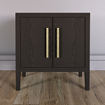 Тумбочка Primo с дверцами шпон темный орех варинант исполнения - 2 | Loft Concept в Челябинске