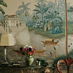 Обои ручная роспись River Scenes of Bengal Kolkata варинант исполнения - 5 | Loft Concept в Челябинске