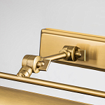 Светильник для картин цвета состаренная латунь с широким плафоном на прямоугольном основании Elstead Lighting варинант исполнения - 9 | Loft Concept в Челябинске