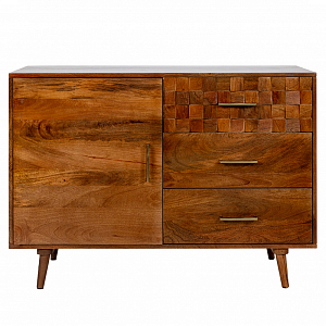 Тумба с выдвижными ящиками и распашной дверцей Yesenka