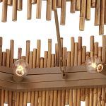 Люстра с абажуром из ротанга Wicker Furniture варинант исполнения - 2 | Loft Concept в Челябинске