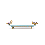 Блюдо фарфоровое Экзотические птички Vivole варинант исполнения - 2 | Loft Concept в Челябинске