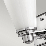 Бра для ванных комнат с белыми стеклянными конусными плафонами Hinkley варинант исполнения - 8 | Loft Concept в Челябинске