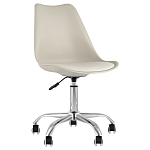 Офисный стул на металлическом основании EGGERY Beige варинант исполнения - 1 | Loft Concept в Челябинске
