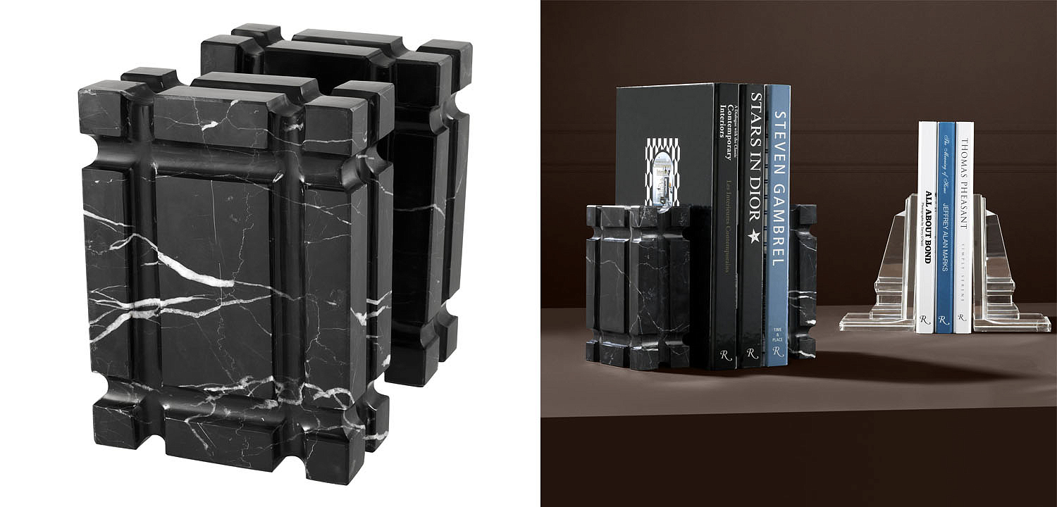 Держатель для книг Eichholtz BOOKEND LINEA SET OF 2 Держатель для книг Eichholtz BOOKEND LINEA SET OF 2 - Loft-Concept в Челябинске