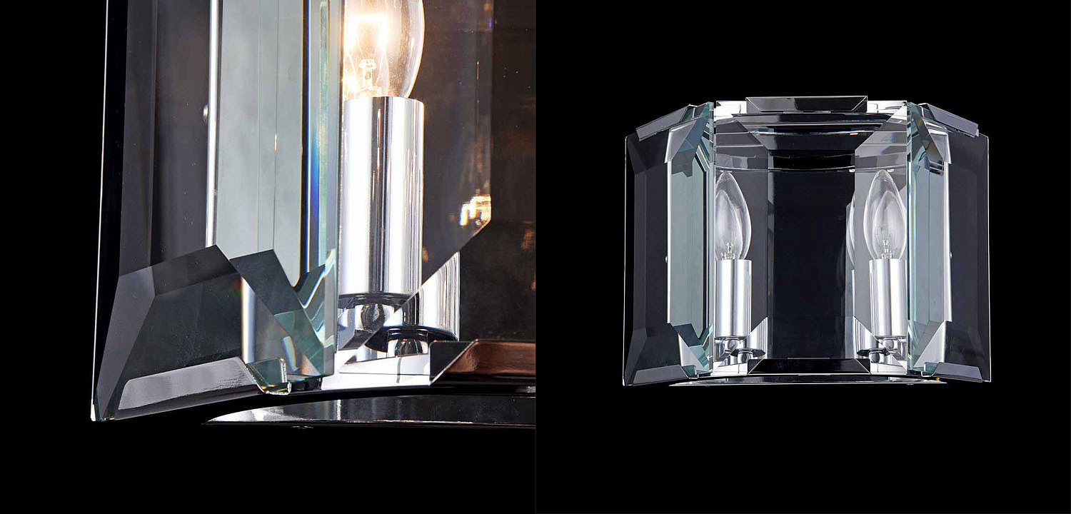 Бра Lari Harlow Crystal Round chrome Бра Lari Harlow Crystal Round chrome - Loft-Concept в Челябинске