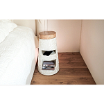 Керамический столик с деревянной столешницей "Пешка" варинант исполнения - 1 | Loft Concept в Челябинске