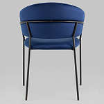 Стул в велюре синего цвета Horizon варинант исполнения - 4 | Loft Concept в Челябинске