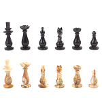 Шахматы настольные из натурального камня Оникс Decorative Thematic Chess варинант исполнения - 4 | Loft Concept в Челябинске
