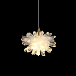 Подвесной светильник с натуральным горным хрусталем Crystal Shimmer варинант исполнения - 2 | Loft Concept в Челябинске