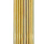 Подвесной светильник золотой в форме цилиндра из тонких металлических трубок  Long Tubular Lampshade варинант исполнения - 1 | Loft Concept в Челябинске