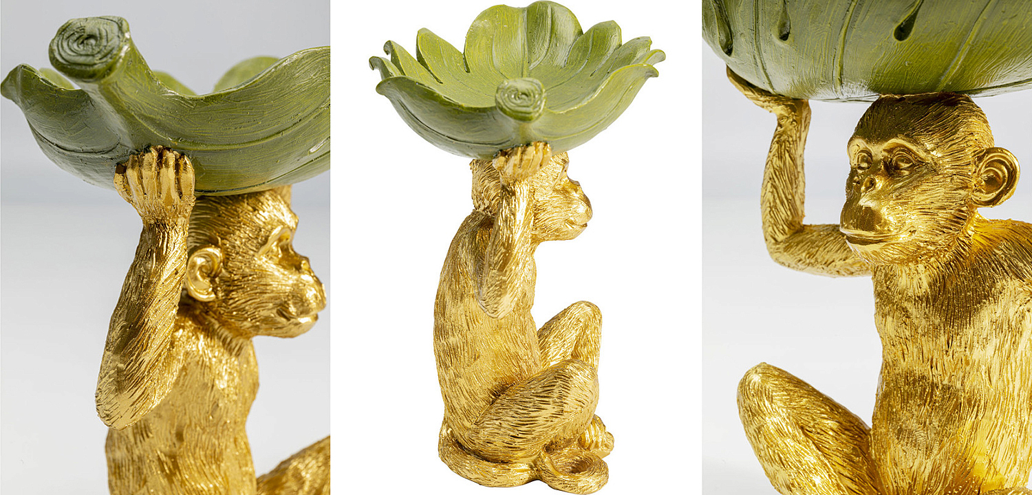 Конфетница Golden Monkey holding a leaf Конфетница Golden Monkey holding a leaf - Loft-Concept в Челябинске
